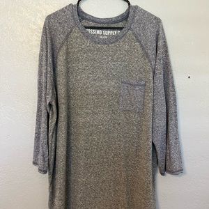 Mens 3/4 sleeve T-shirt